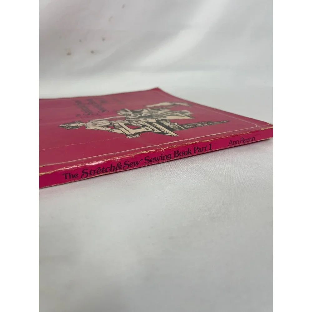 The Stretch & Sew Sewing Book Part 1 by Ann Person Vintage‎ Softcover Pink